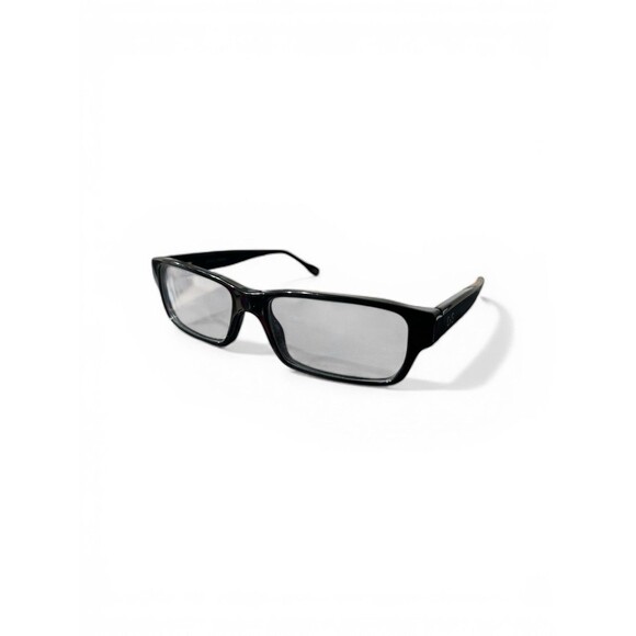 Dolce & Gabbana Black Oval Rectangle Eyeglass Frames Only academia alt 52 15 135